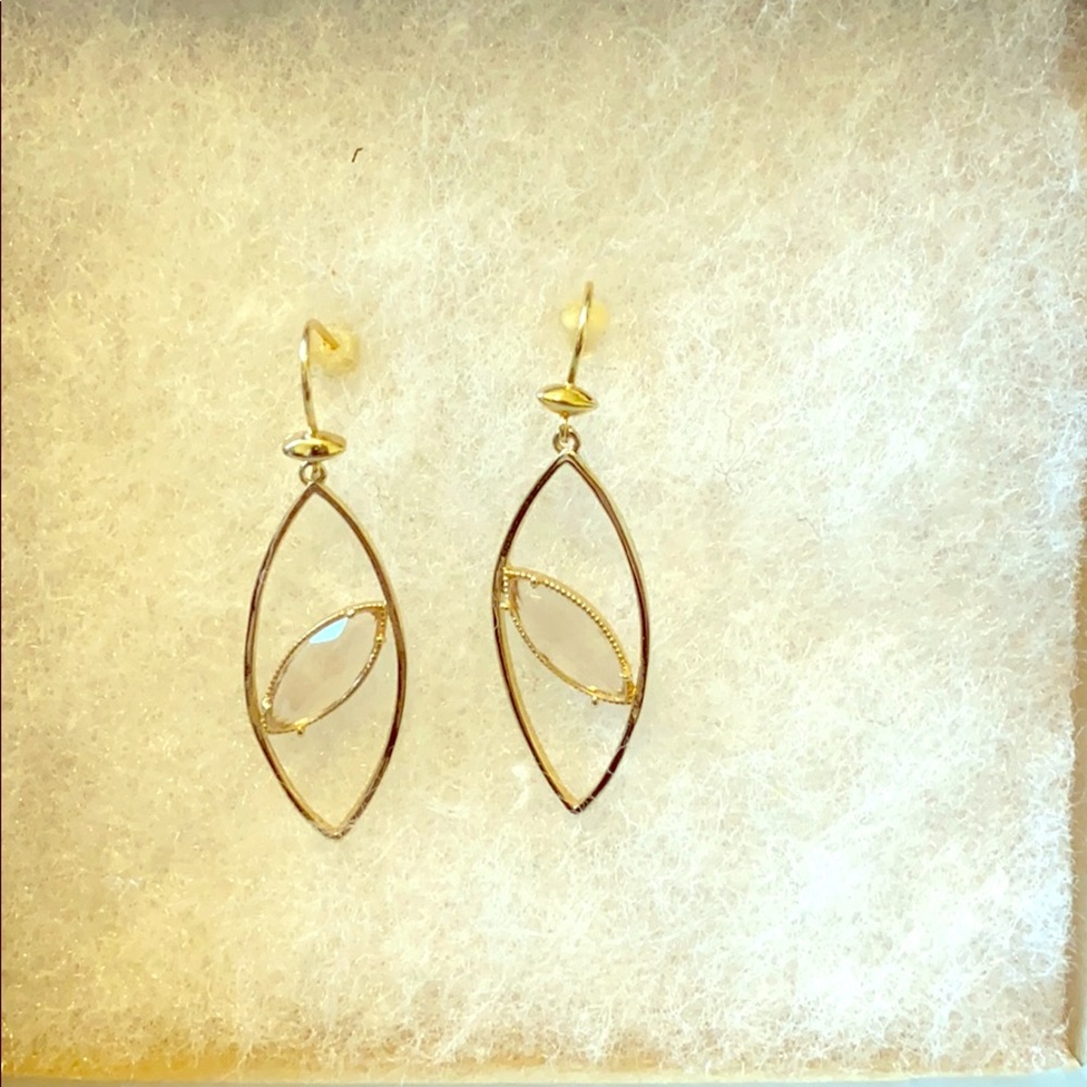 Gold earrings